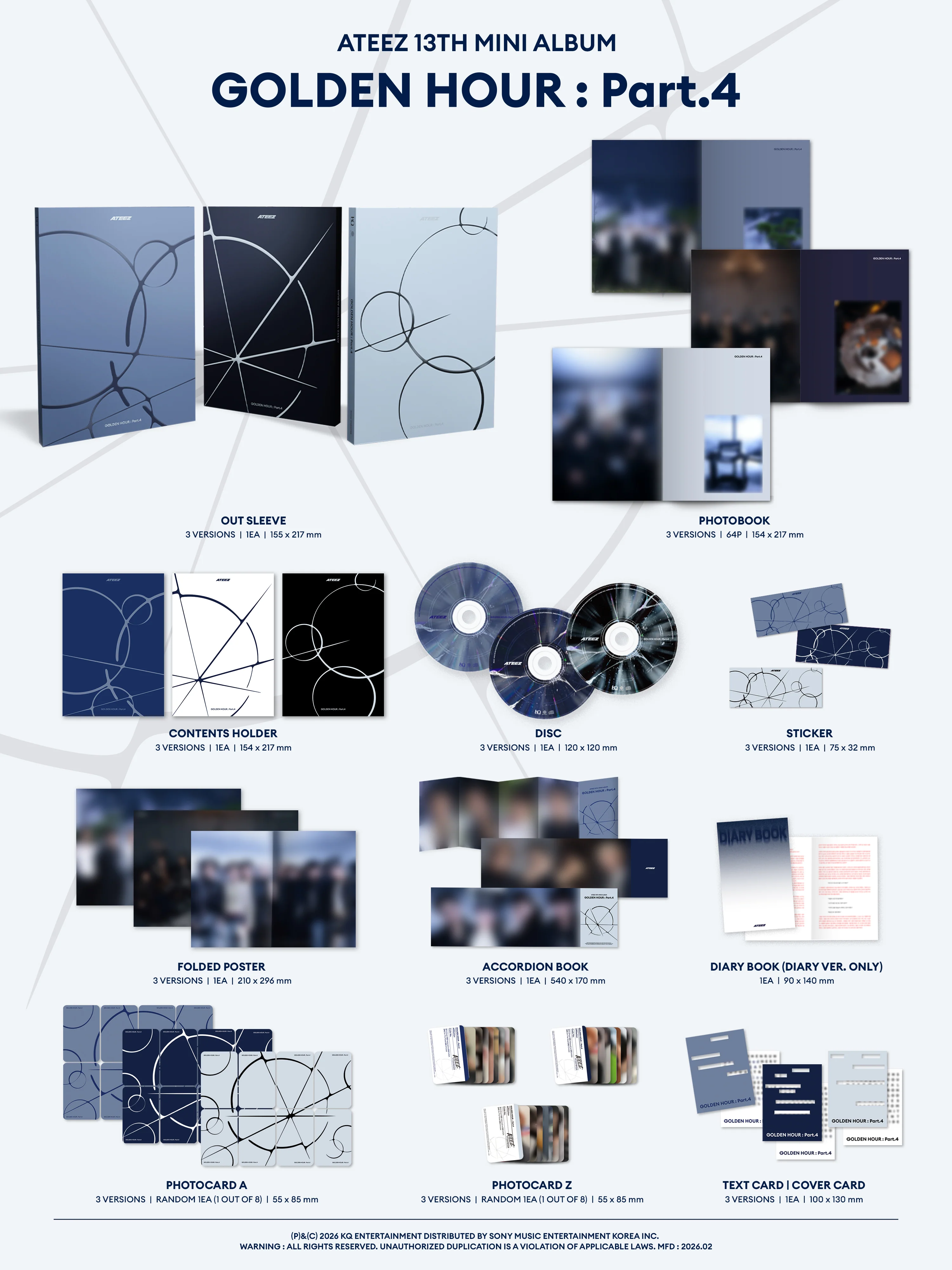 ATEEZ GOLDEN HOUR: Part.4 - Random ver - Image 2