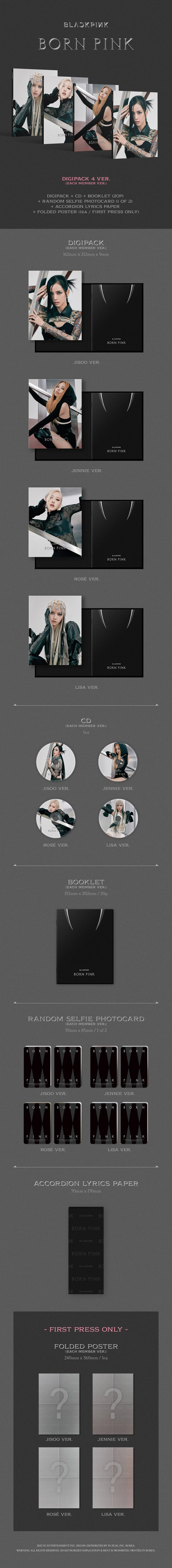 BLACKPINK BORN PINK - Random Digipack - Image 2