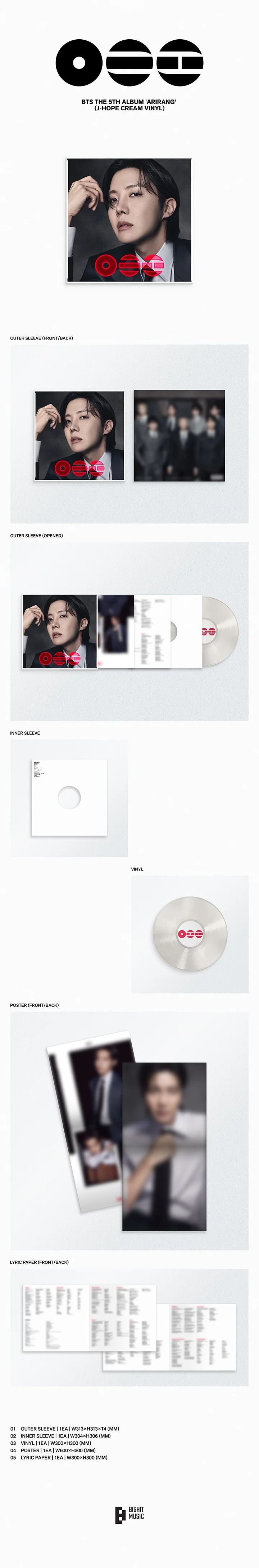 BTS ARIRANG - Random Standard Vinyl - Image 6
