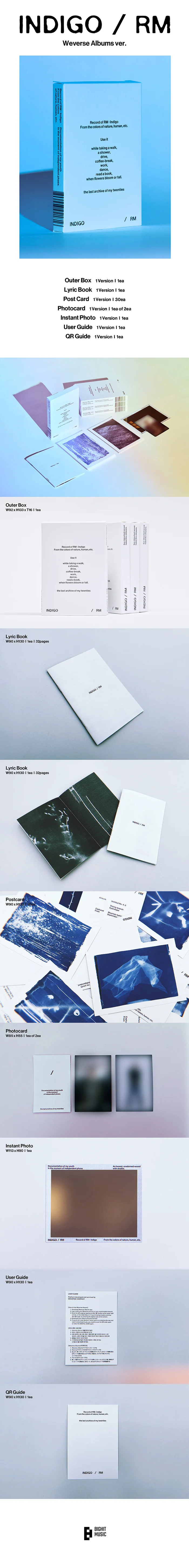 RM Indigo - Weverse Album - Image 2
