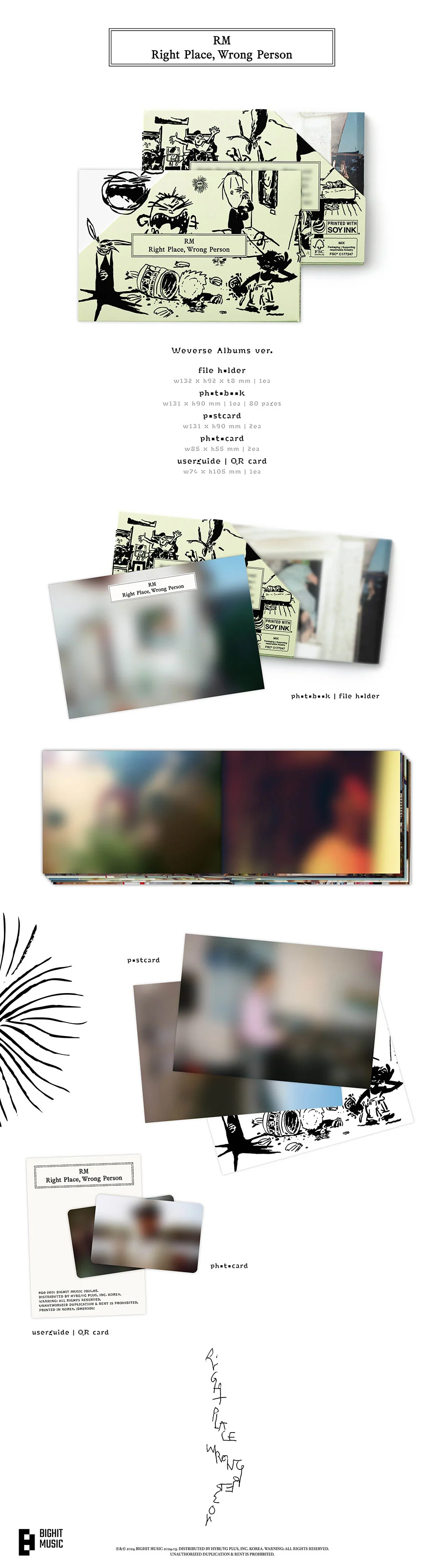 RM Right Place, Wrong Person - Weverse Album - Image 2