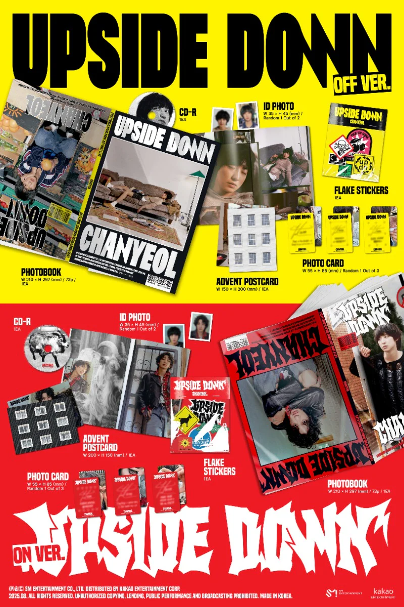CHANYEOL Upside Down - Random Photobook - Image 2