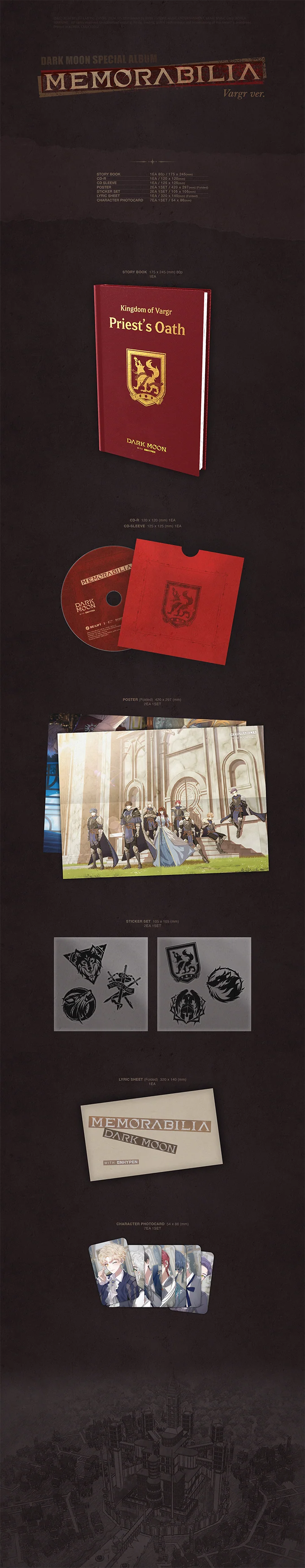 ENHYPEN DARK MOON SPECIAL ALBUM [MEMORABILIA] - Vargr - Image 2