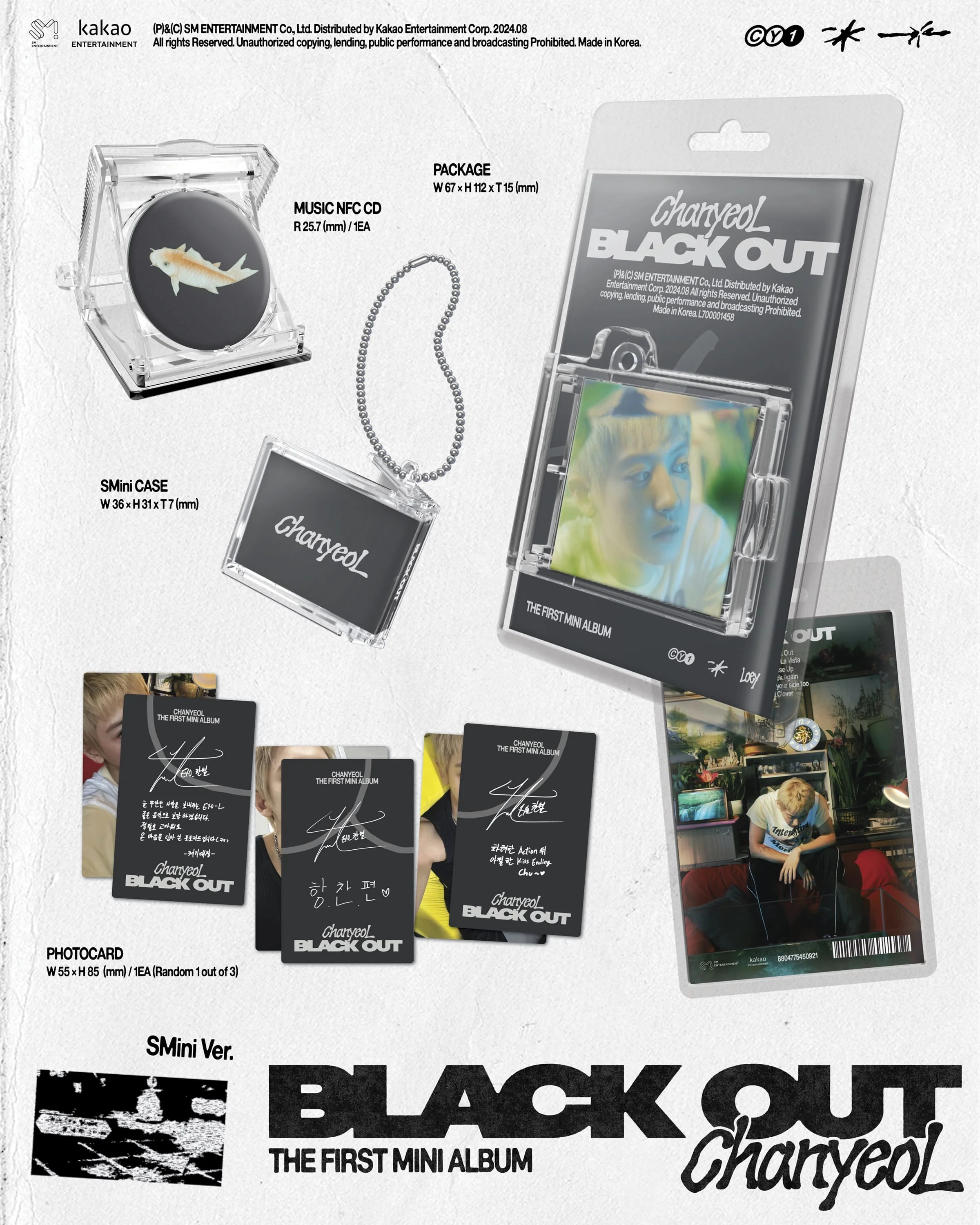 CHANYEOL Black Out - SMini - Image 2