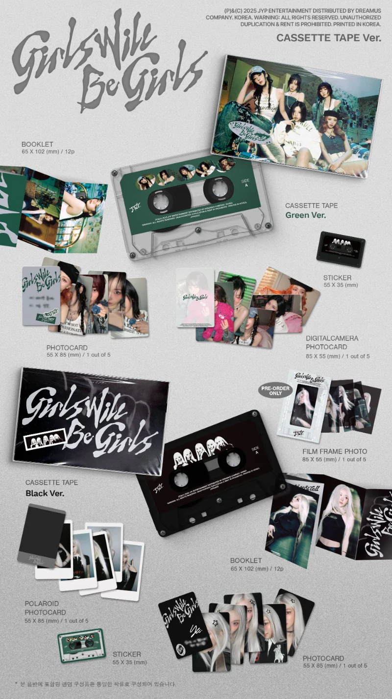 ITZY Girls Will Be Girls - Random Cassette Tape - Image 2