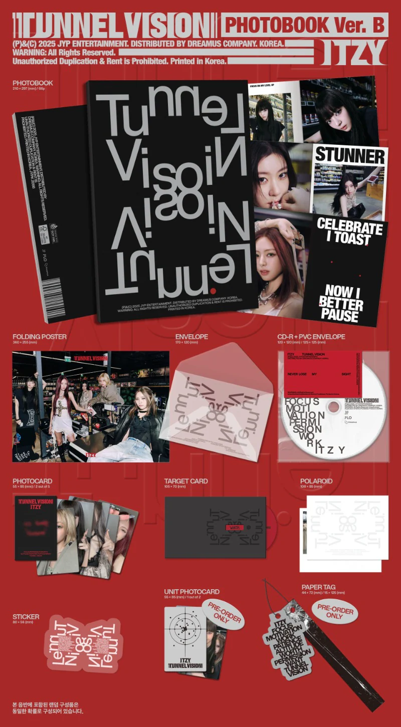 ITZY TUNNEL VISION - Random Photobook - Image 3