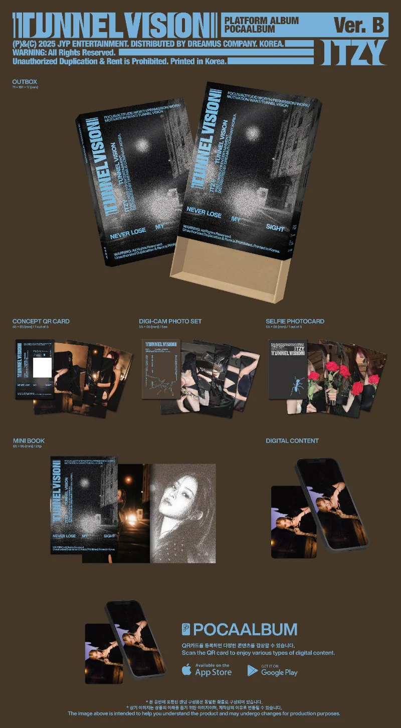 ITZY TUNNEL VISION - Random POCAALBUM - Image 3