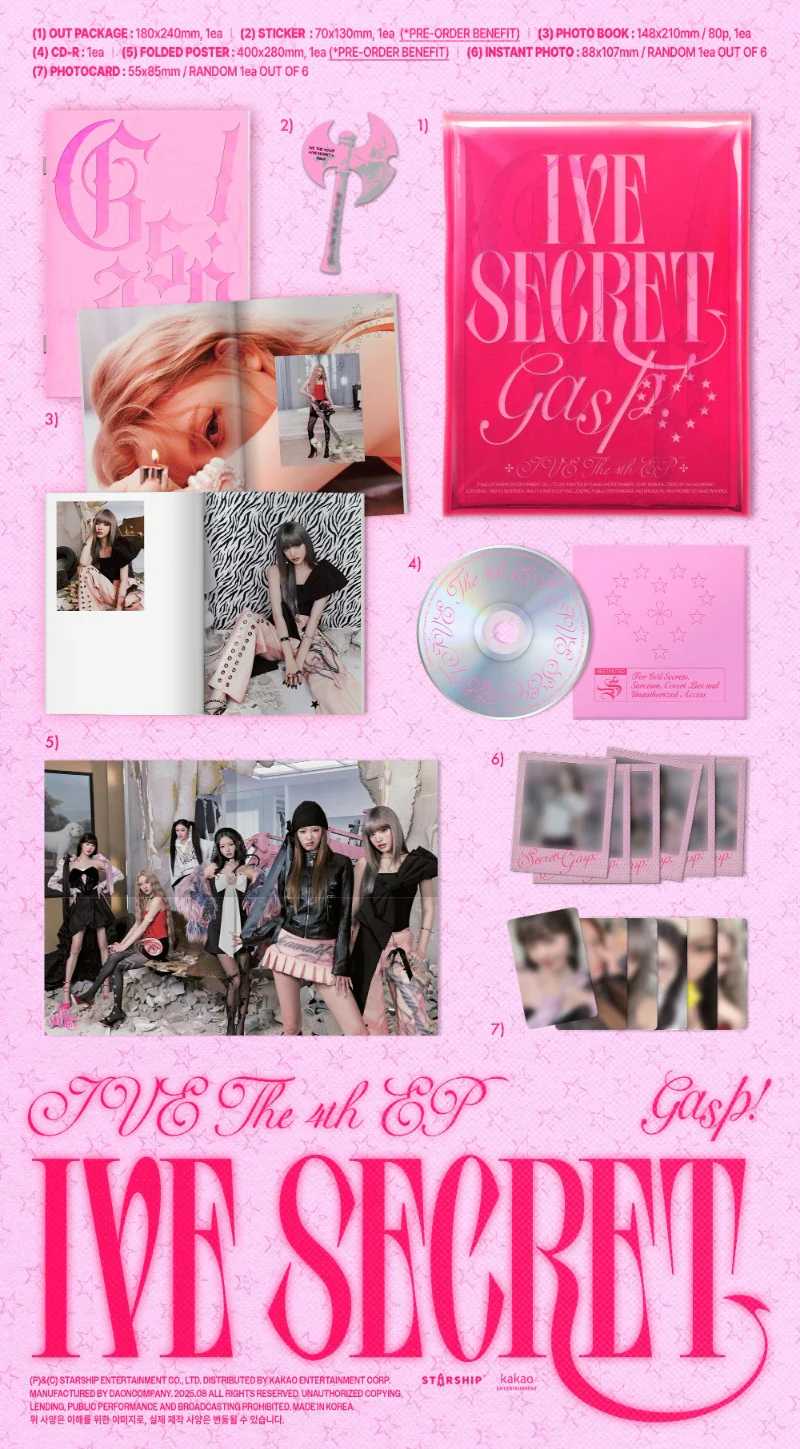 IVE IVE SECRET - Random ver + mostbiased BENEFIT - Image 3