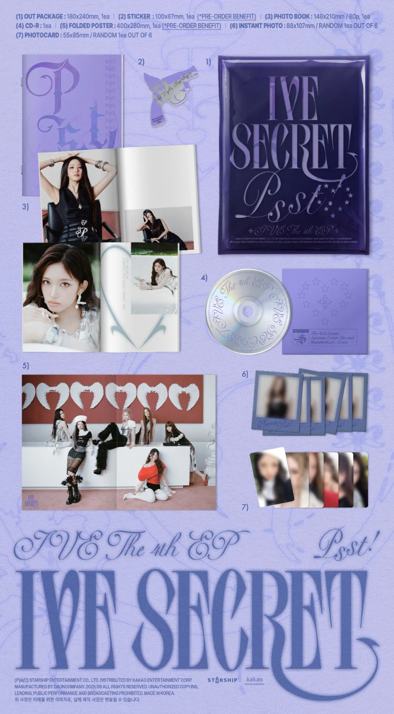 IVE IVE SECRET - Random ver + mostbiased BENEFIT - Image 4