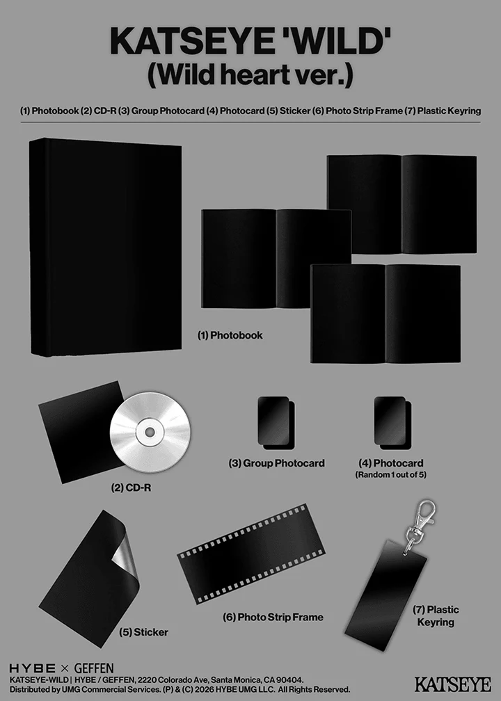 KATSEYE WILD - Random ver + mostbiased BENEFIT - Image 3