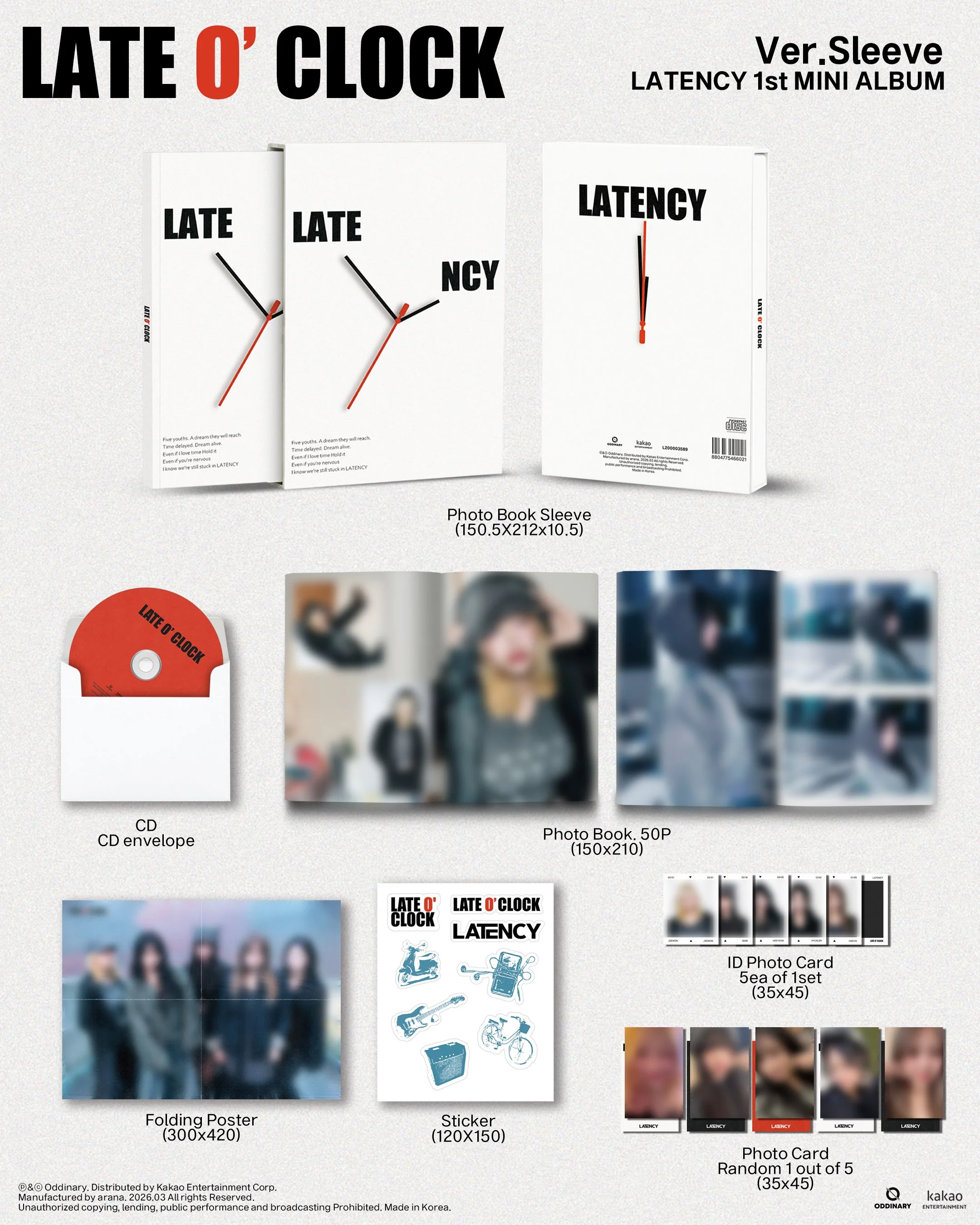 LATENCY LATE O’ CLOCK - Sleeve - Image 2