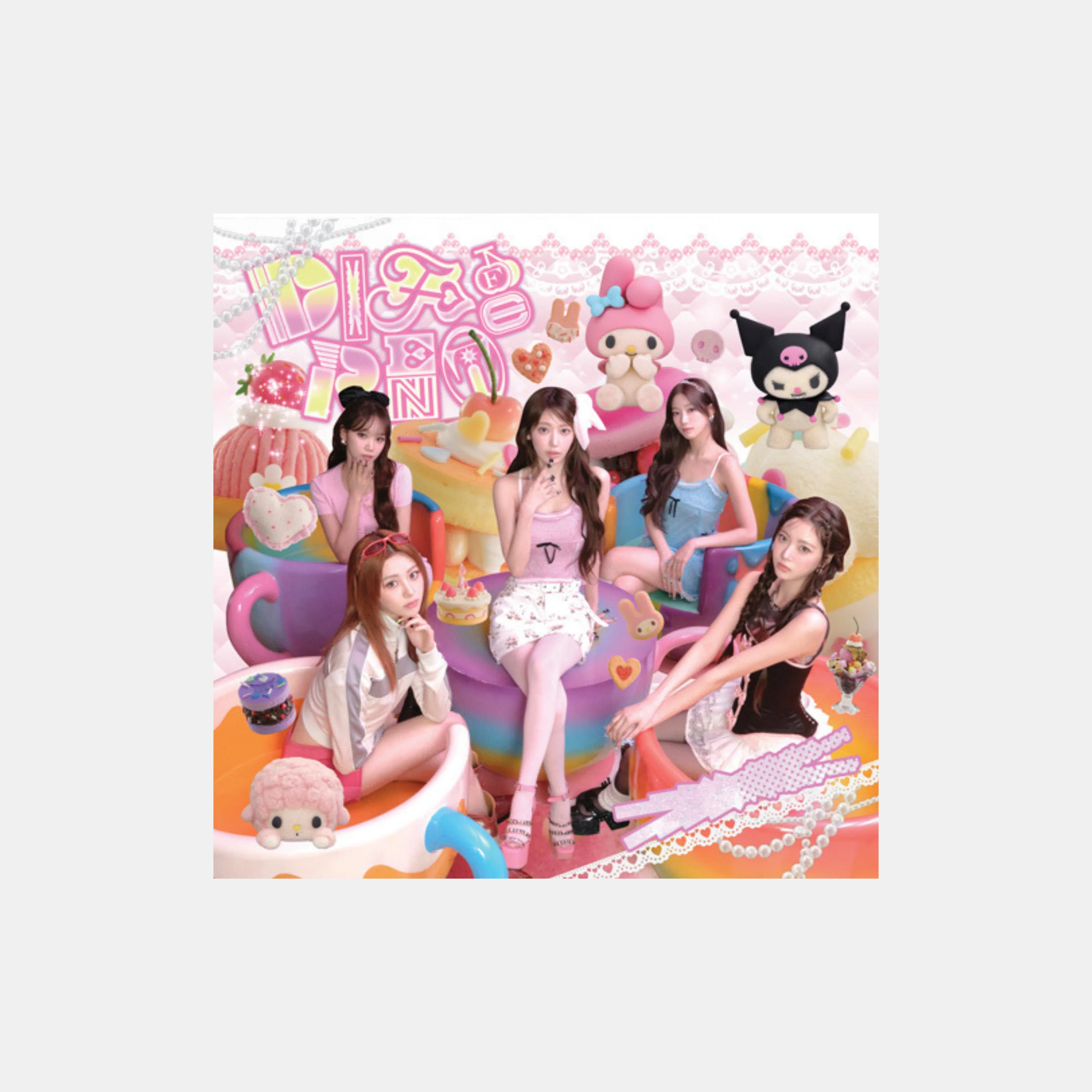 LE SSERAFIM DIFFERENT - Limited Edition My Melody & Kuromi