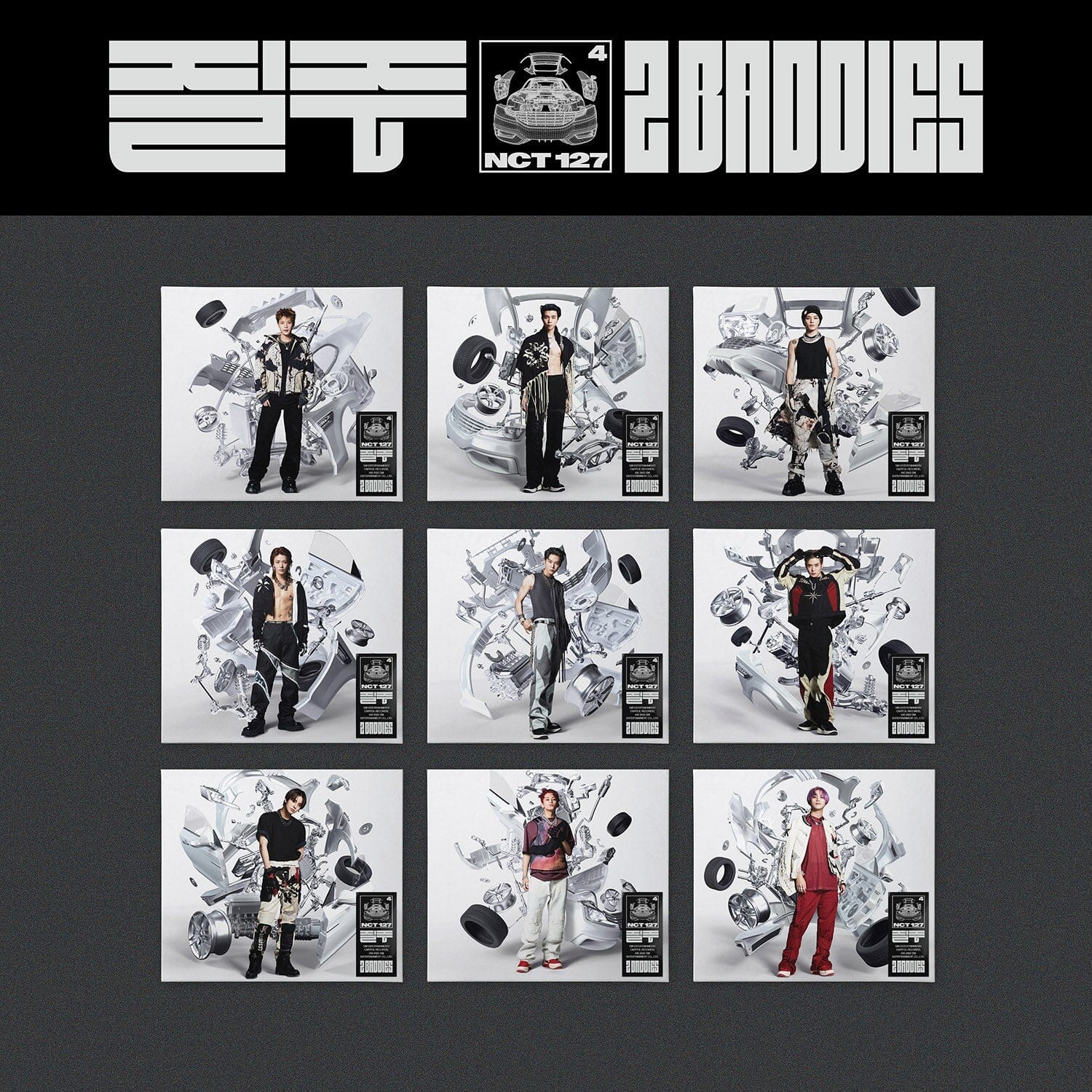 NCT 127 2 Baddies 질주 - Random Digipack