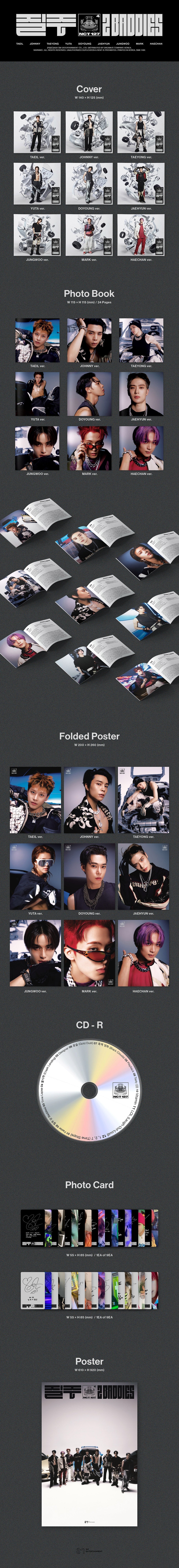NCT 127 2 Baddies 질주 - Random Digipack - Image 2