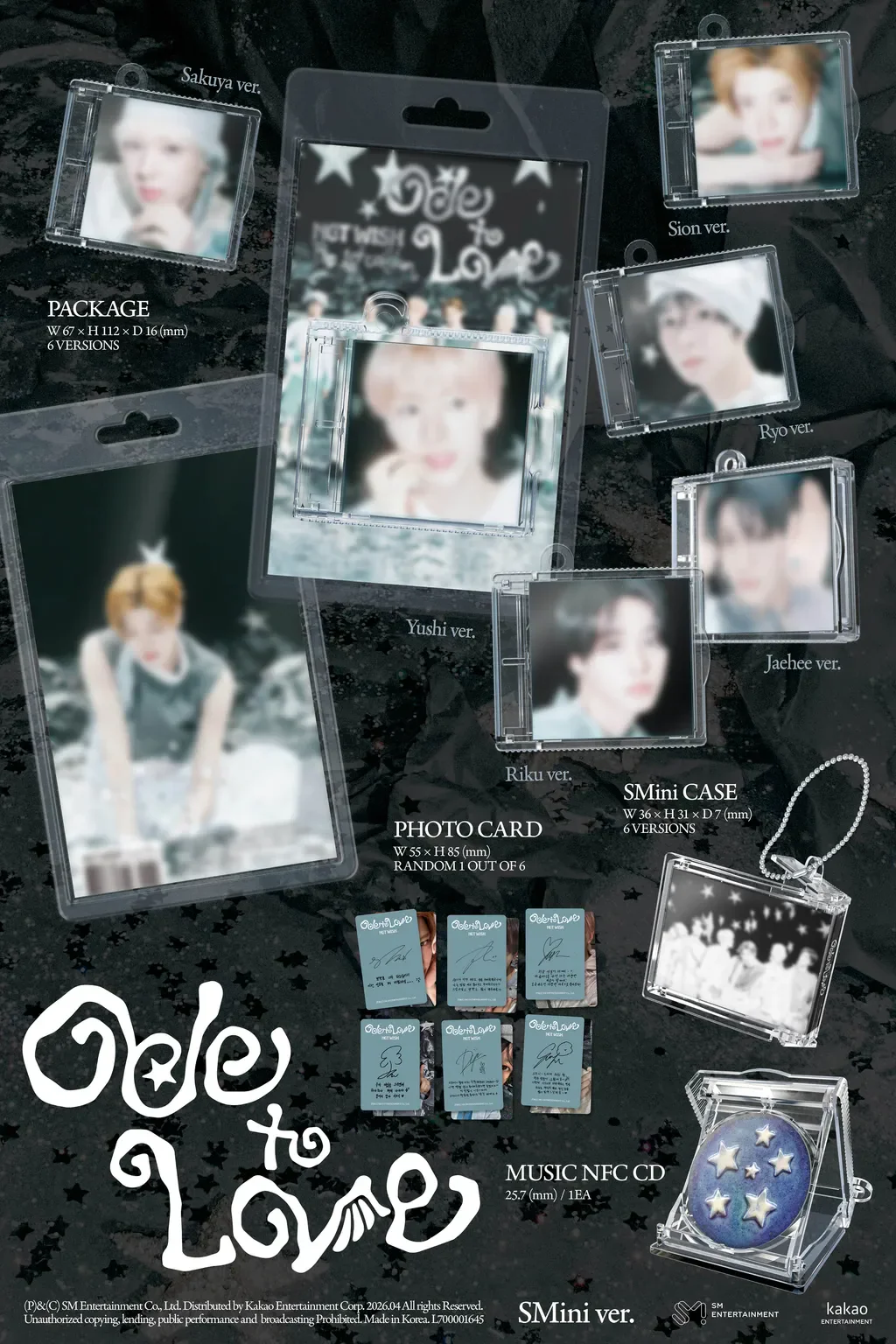 NCT WISH Ode to Love - Random SMini - Image 2