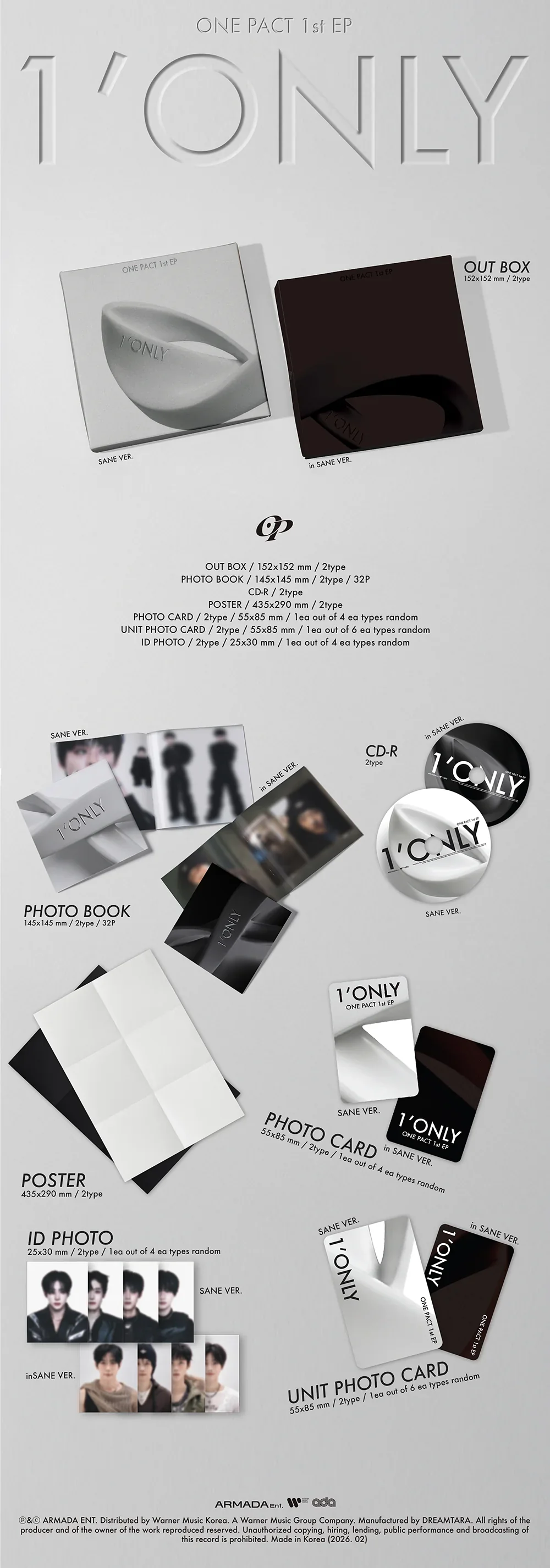 ONE PACT 1’ONLY - Random ver - Image 2
