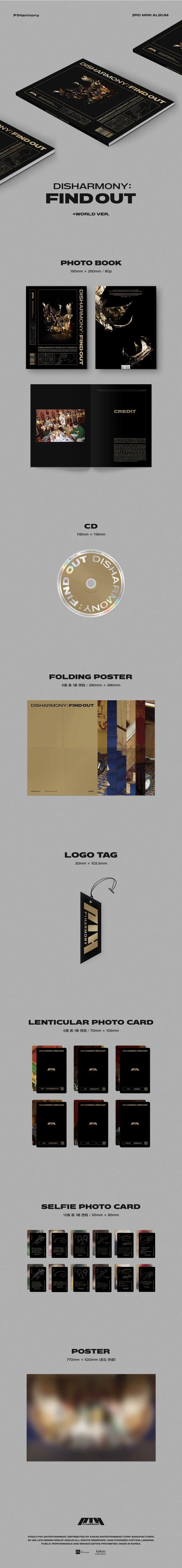 P1Harmony DISHARMONY: FIND OUT - Random ver - Image 4