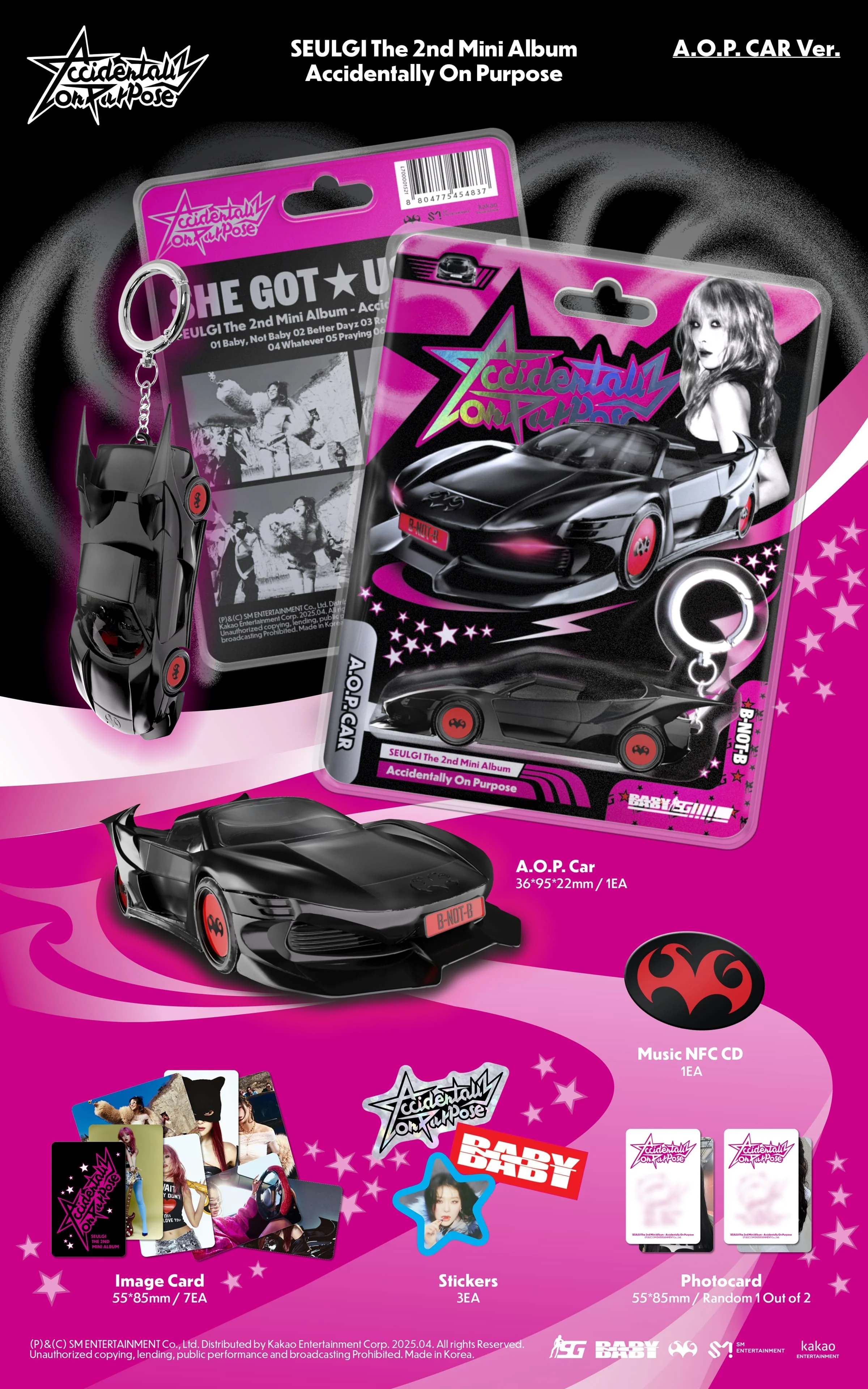 SEULGI Accidentally On Purpose - A.O.P Car Limited Edition - Image 2