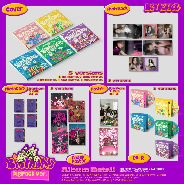 Red Velvet The ReVe Festival 2022 Birthday - Random Digipack - Image 2