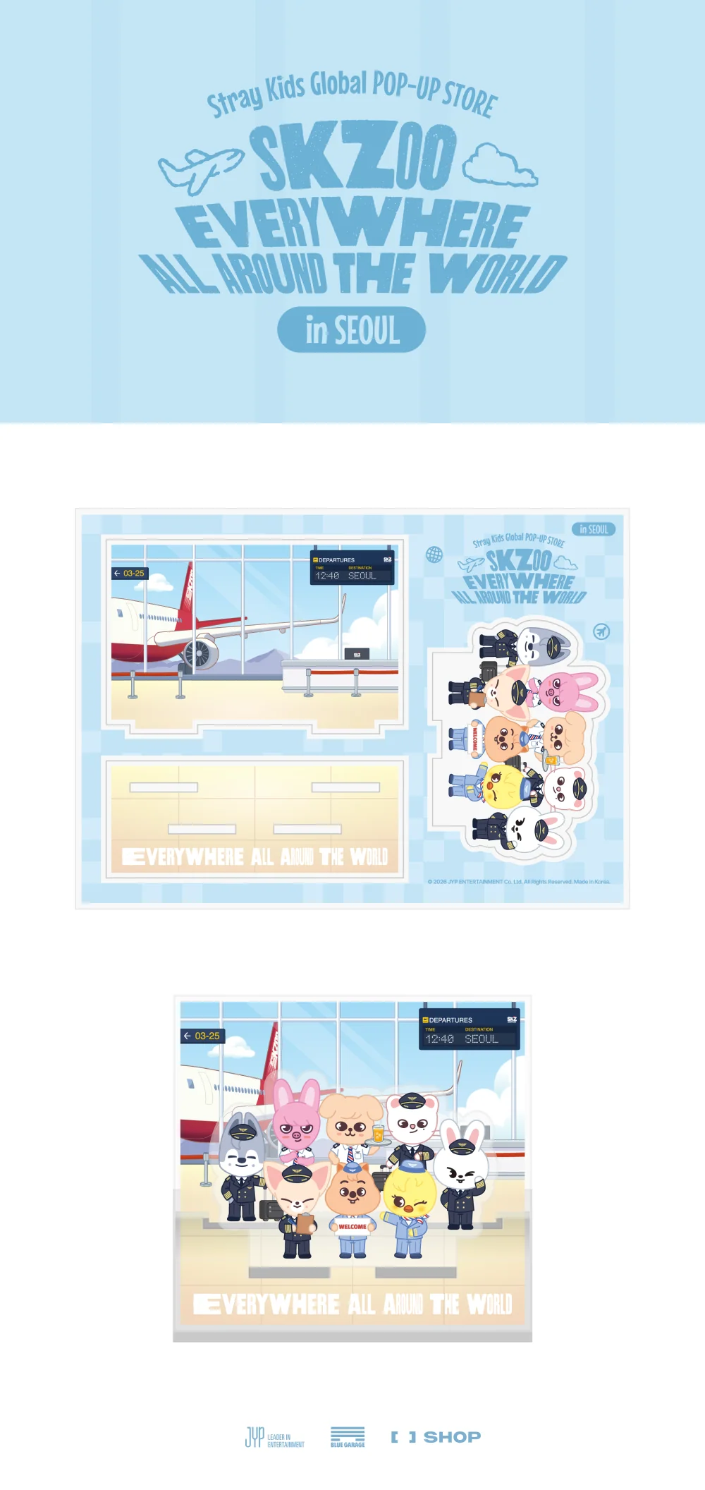 [SKZOO Everywhere All Around The World] SKZOO ACRYLIC STAND SEOUL ver - Image 2