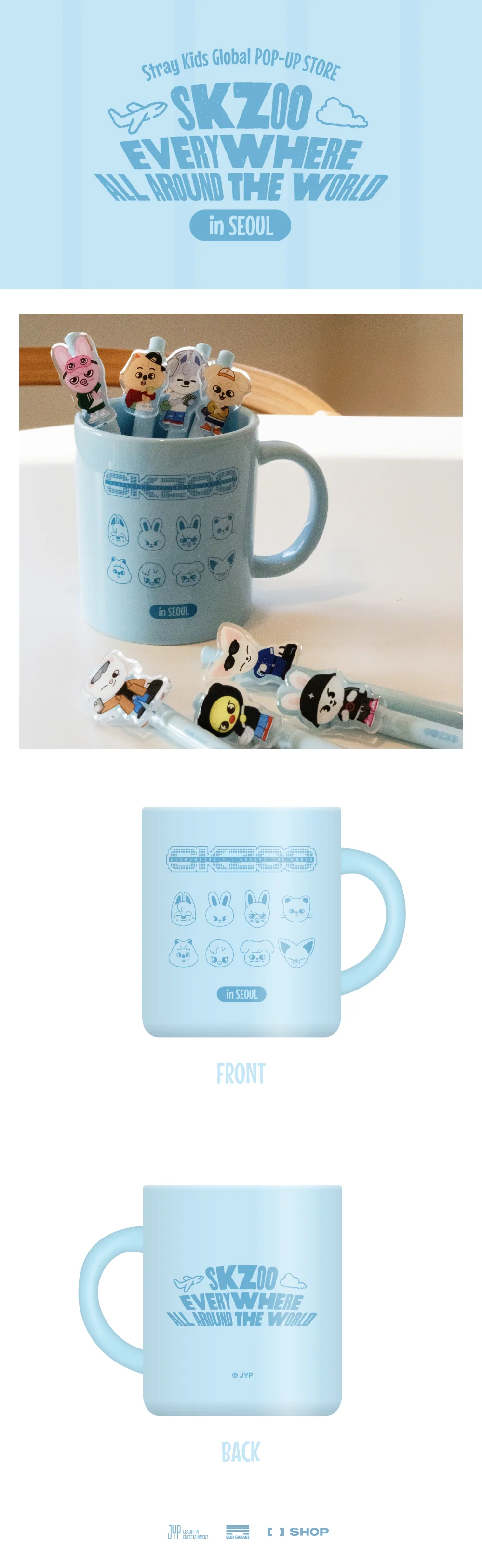 [SKZOO Everywhere All Around The World] SKZOO CITY MUG SEOUL ver - Image 2