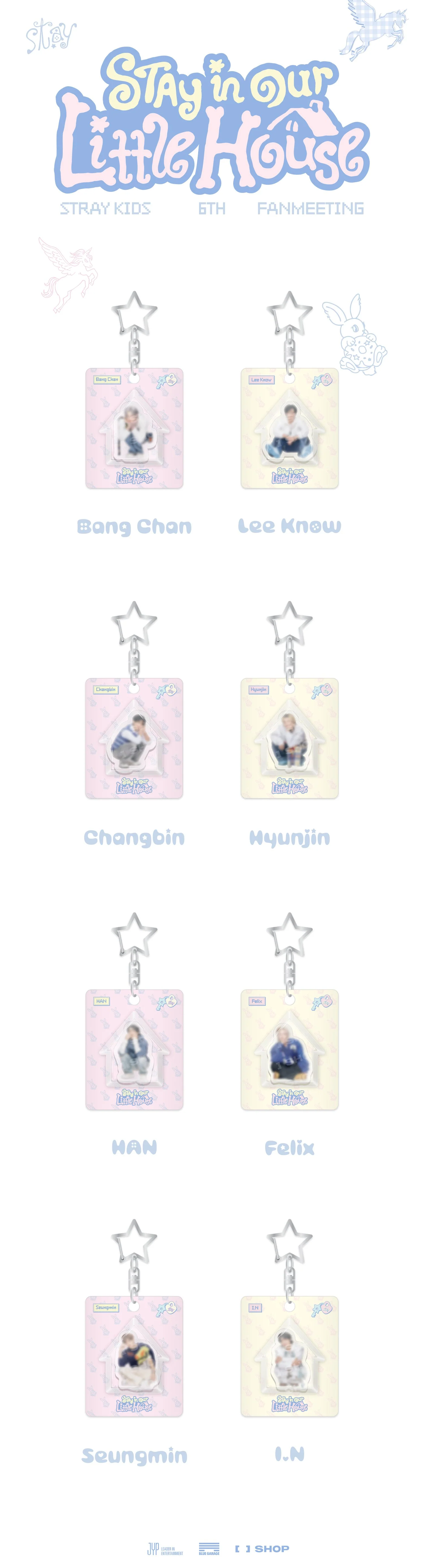[STAY in Our Little House] Mini Block Keyring - Image 2