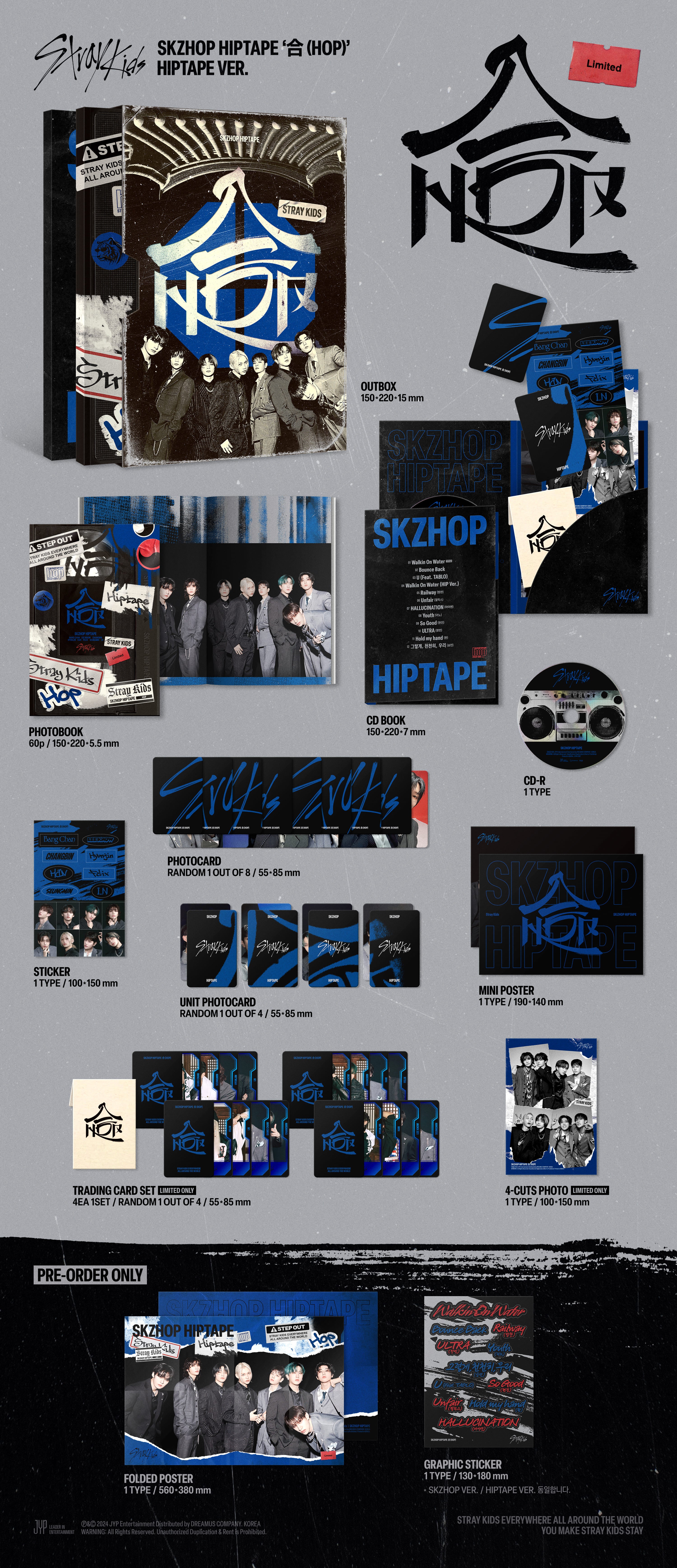 Stray Kids 合 (HOP) - Limited HIPTAPE - Image 2