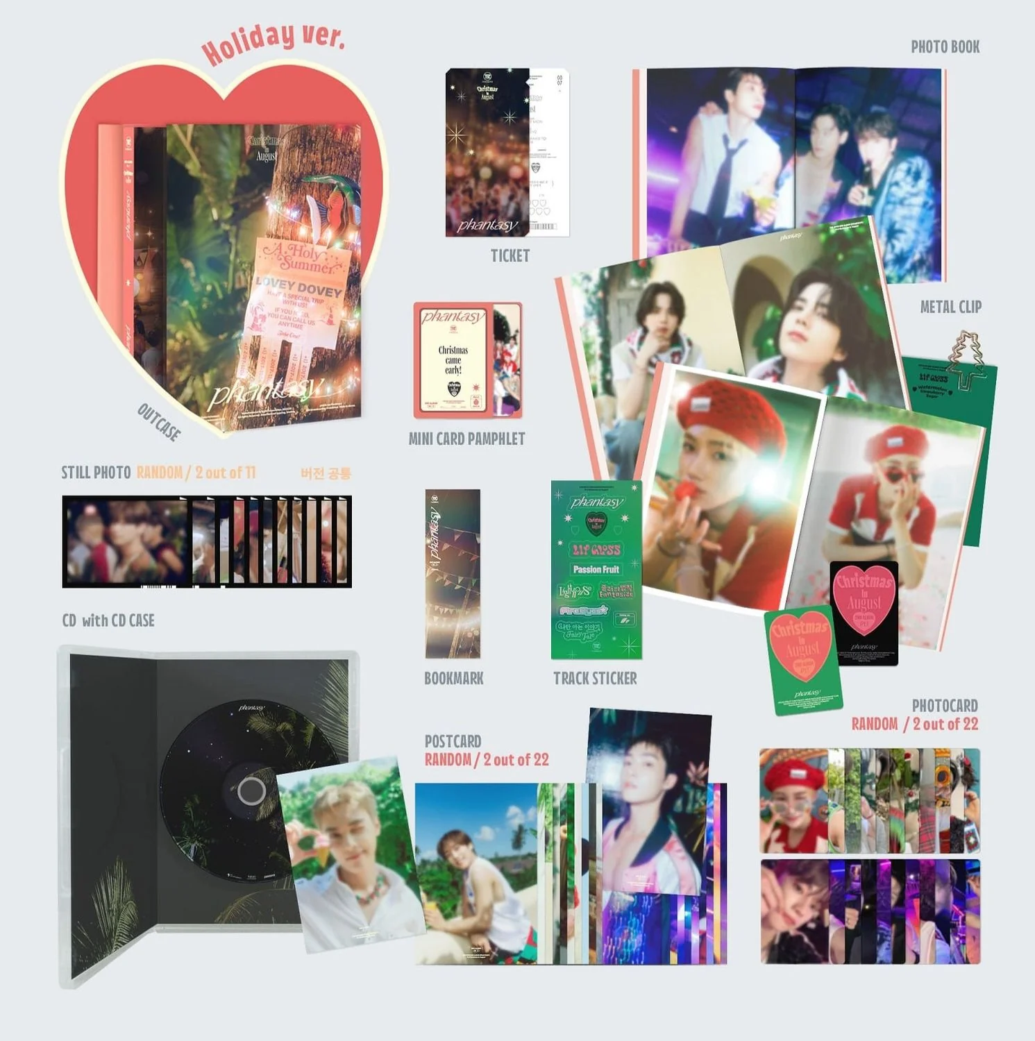 THE BOYZ [PHANTASY] Pt.1 Christmas in August - Random ver - Image 2