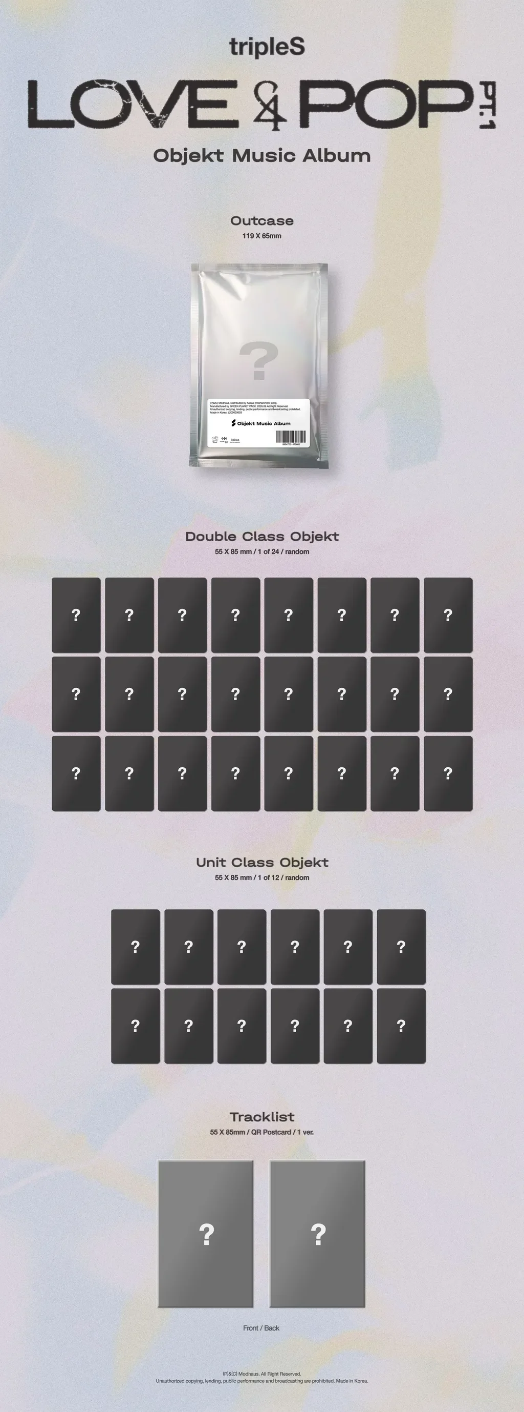 tripleS <LOVE&POP> pt.1 - Objekt Music Album - Image 2