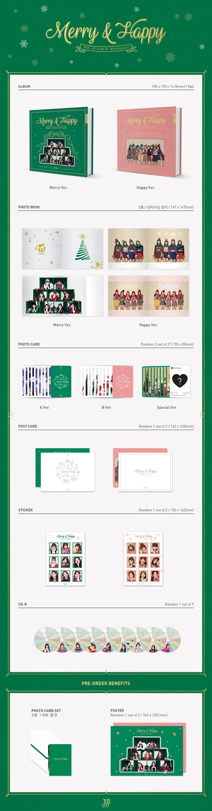 TWICE Merry & Happy - Random ver - Image 2
