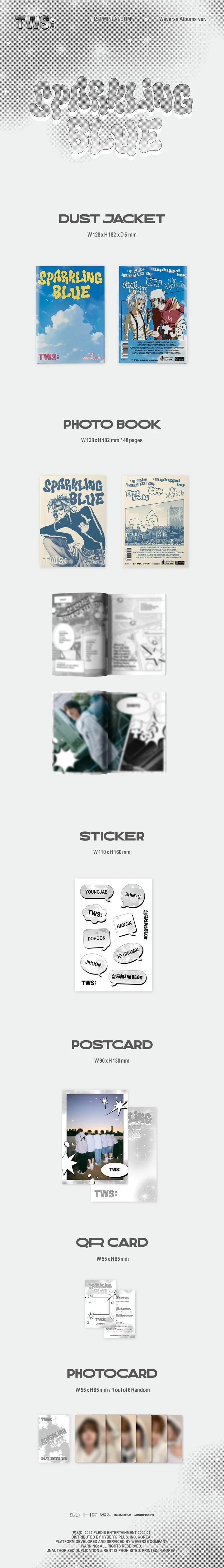 TWS Sparkling Blue - Weverse Albums - Image 2