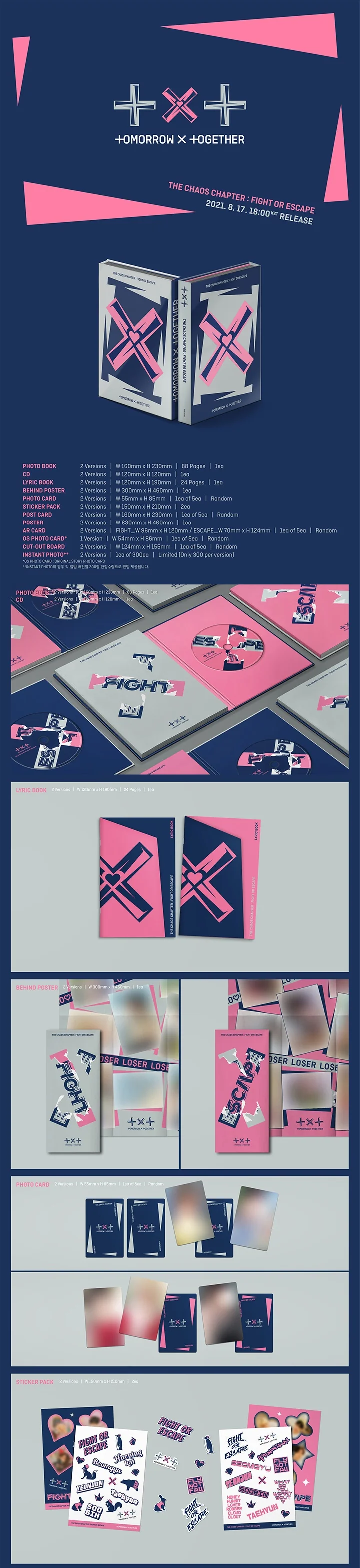 TXT THE CHAOS CHAPTER: FIGHT OR ESCAPE - Random ver - Image 2
