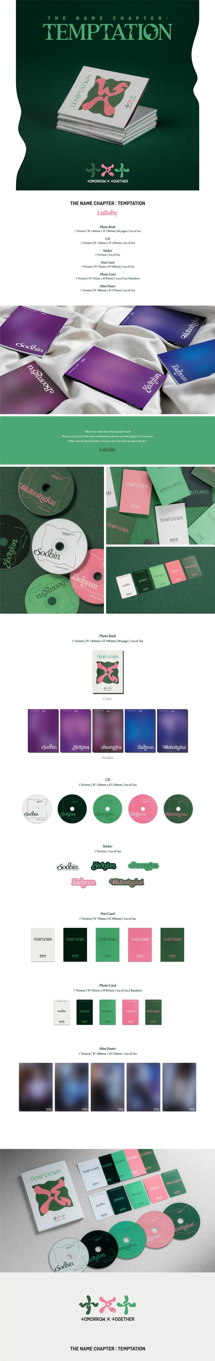 TXT THE NAME CHAPTER: TEMPTATION - Random Lullaby - Image 2
