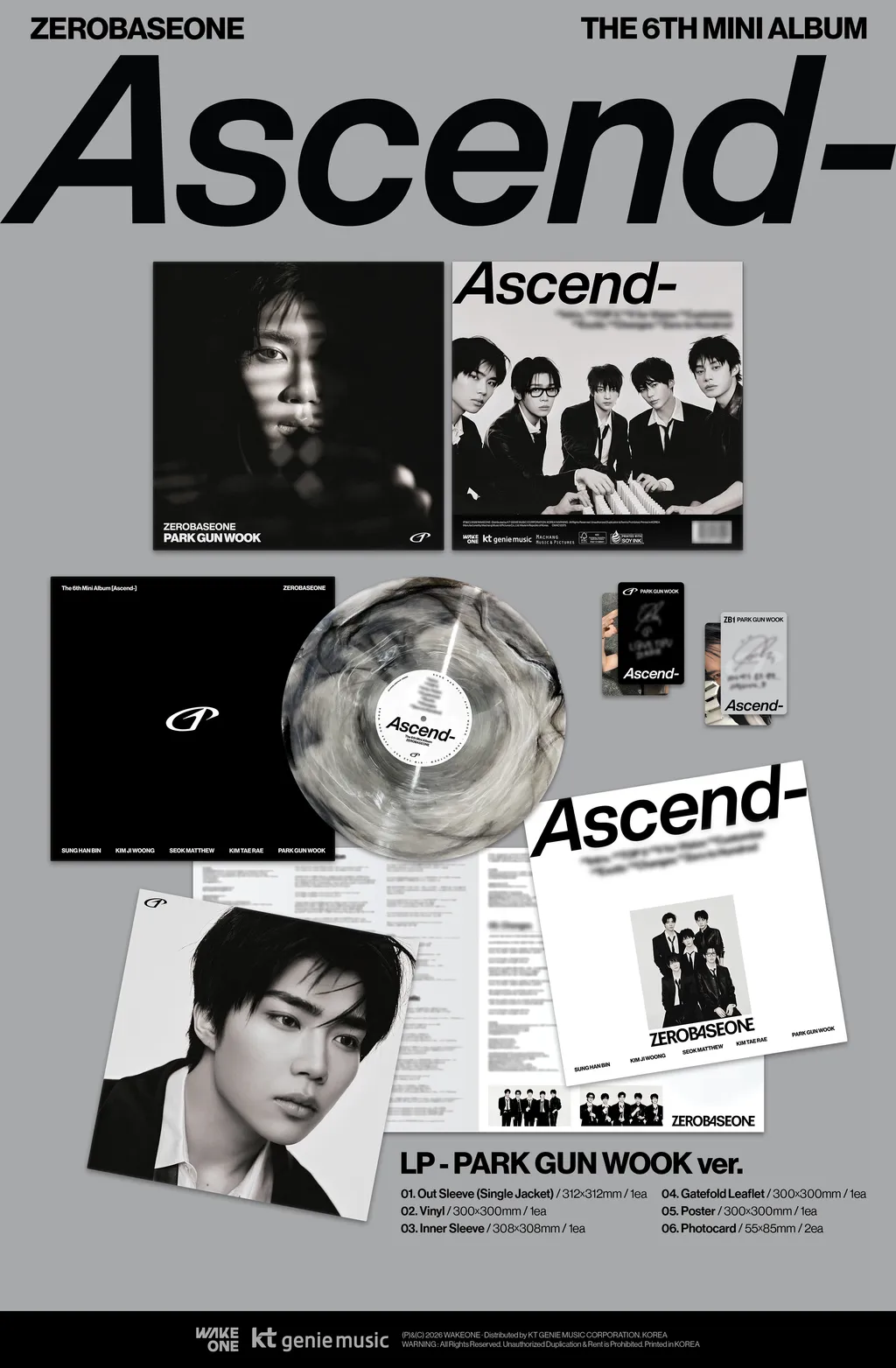 ZEROBASEONE Ascend- - Random Vinyl - Image 6