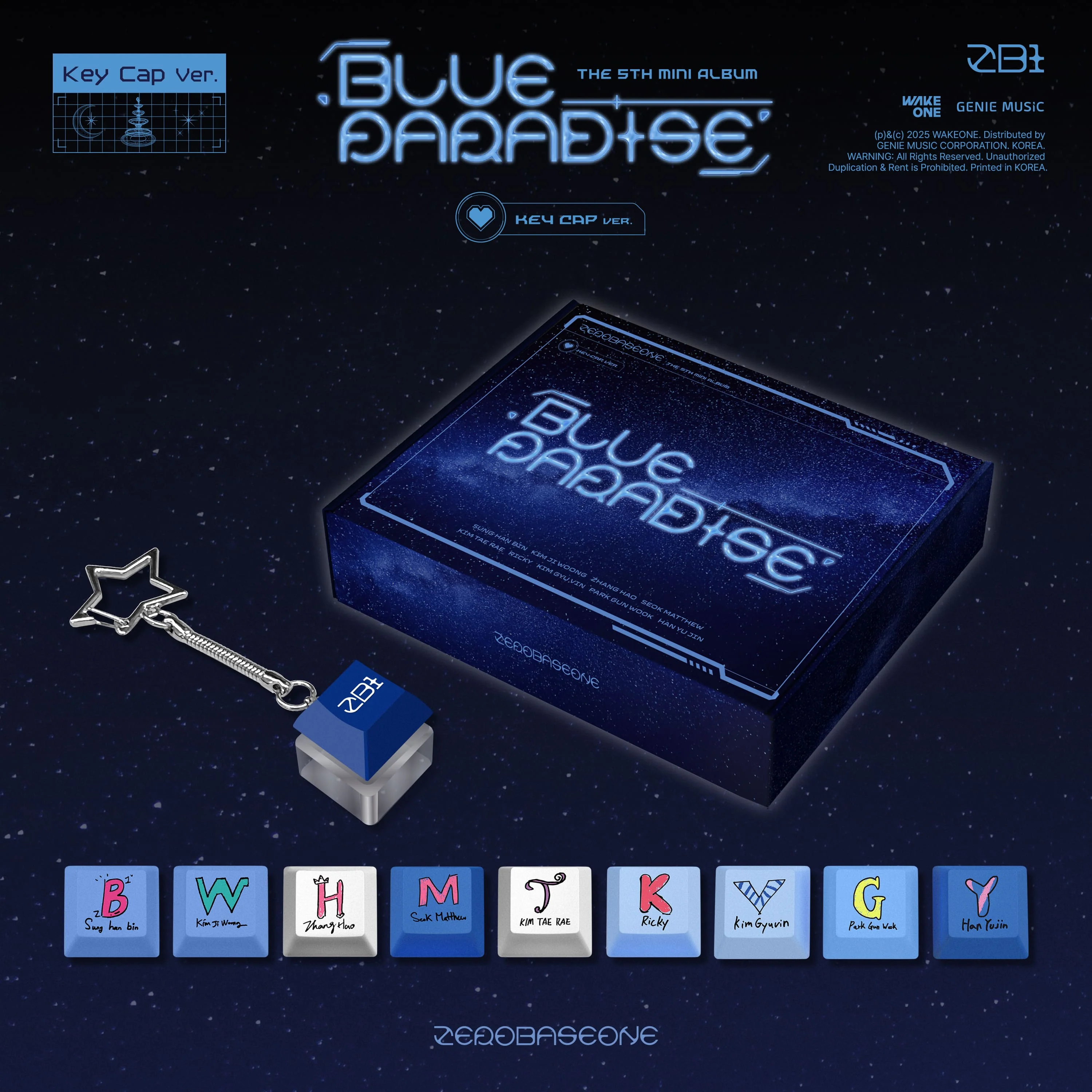 ZEROBASEONE BLUE PARADISE - Keycap